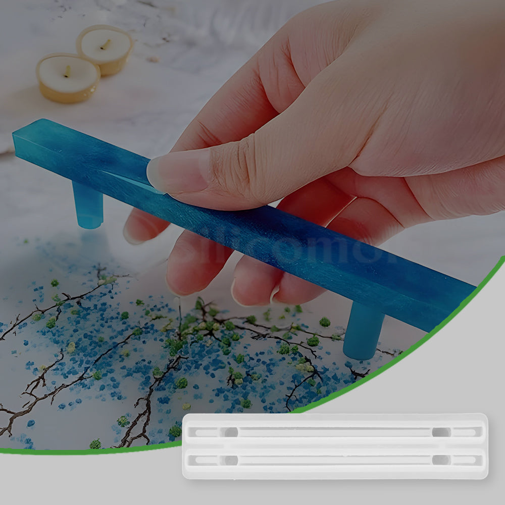 SILICOMOLDS - 6" TRAY HANDLE STRAIGHT - RESIN MOLD - URP111-RM